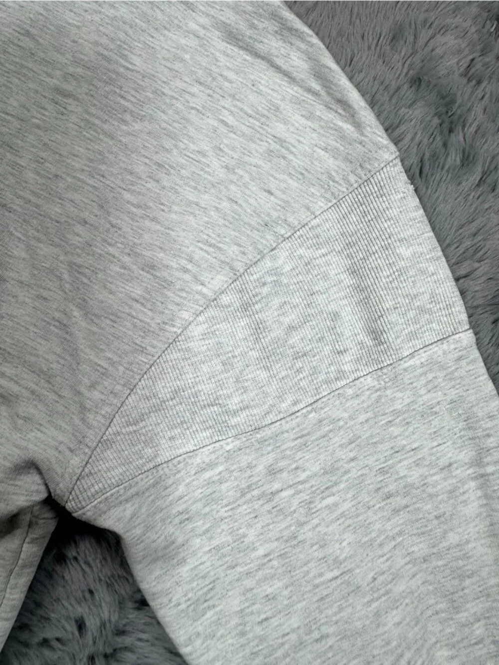 Free People Movement Sweatshirt Women's M Gray Cotton Performance Zip Workout